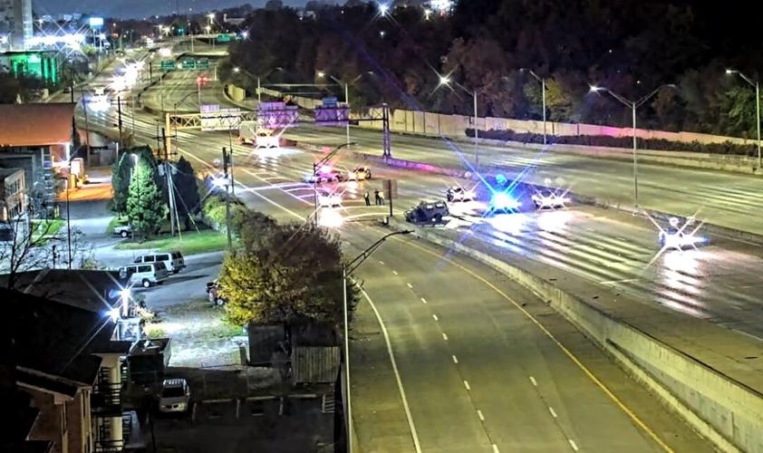 TRIMARC image from fiery crash on I-264