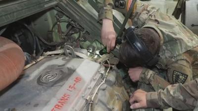 Indiana National Guard preparing equipment