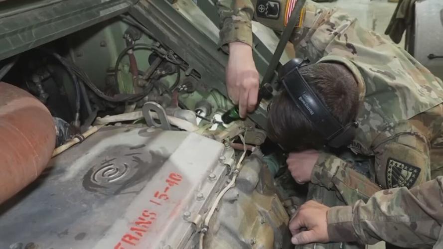 Indiana National Guard preparing equipment