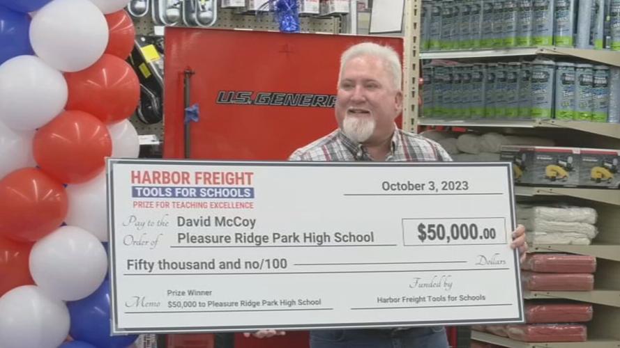 PRP welding teacher receives $50,000 award from Harbor Freight Tools