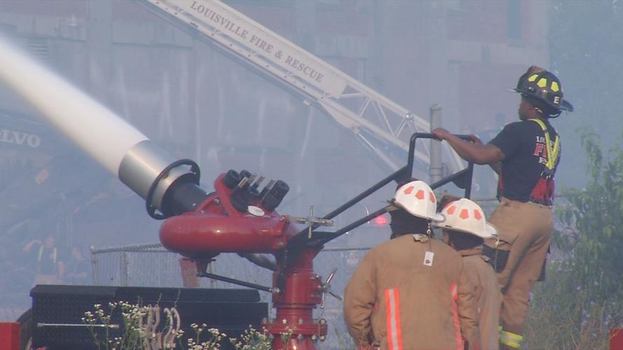 30th and Alil Fire on June 20 - Water Cannon