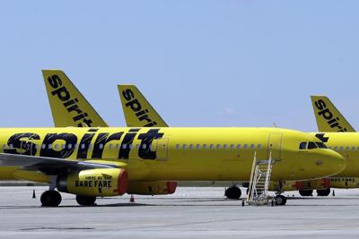 Spirit Airlines Jet on Tarmac