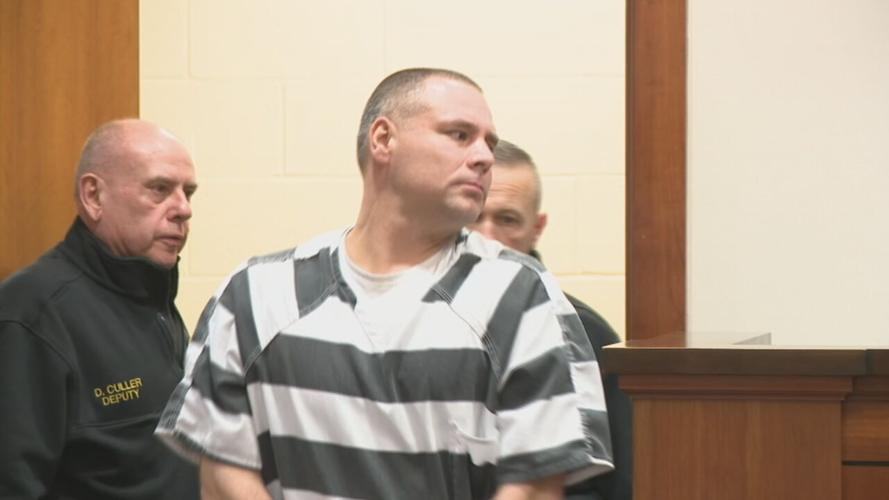 Brooks Houck appears in court in Nelson County, Kentucky