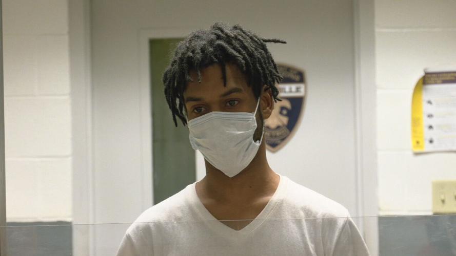 Alex Foster appears in Jefferson District Court on Oct. 12, 2022 on a murder charge