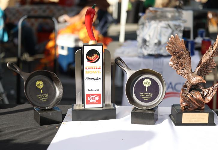 Louisville's Great Chili Cook off - trophies.JPG