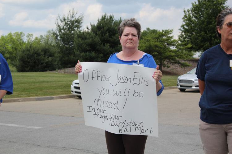 Funeral service and procession for Bardstown Police Ofc. Jason Ellis on May 30, 2013