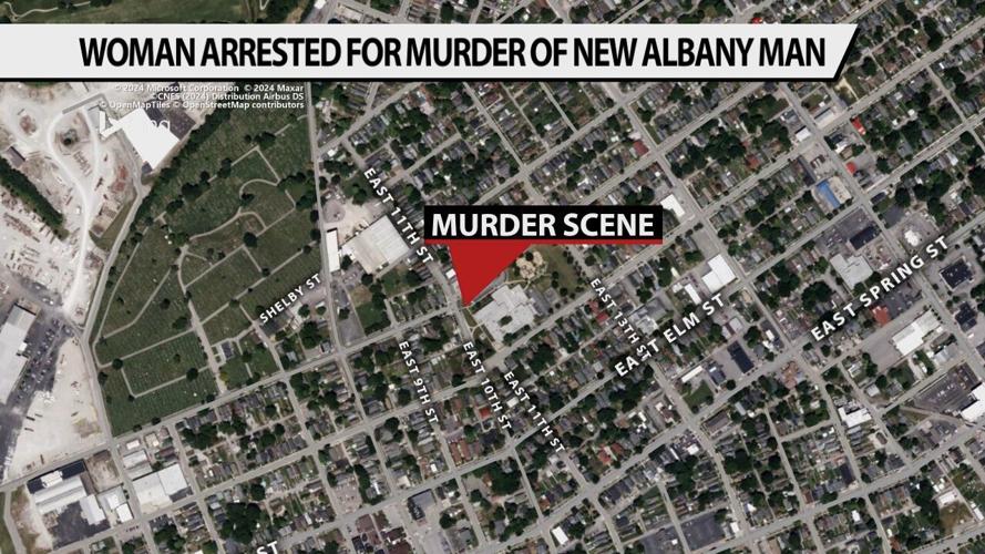 New Albany map for NA murder