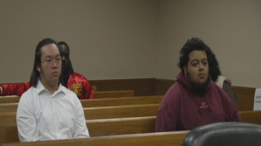 Jason Wei Wu and Justin Wade Smith in court in Louisville, Kentucky