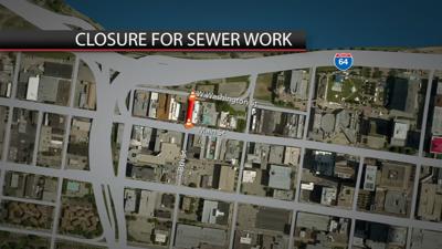 MSD CLOSING PART OF 8TH STREET