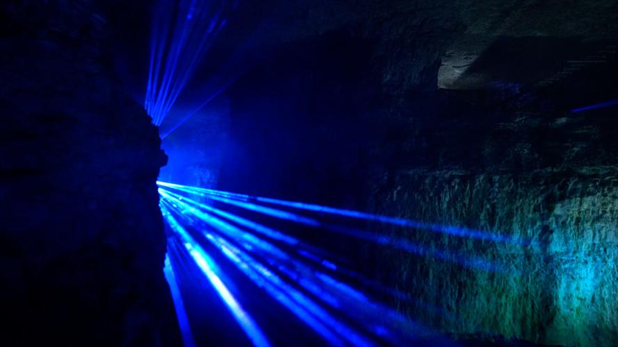 Louisville Mega Cavern transforms zip line course into laser ...