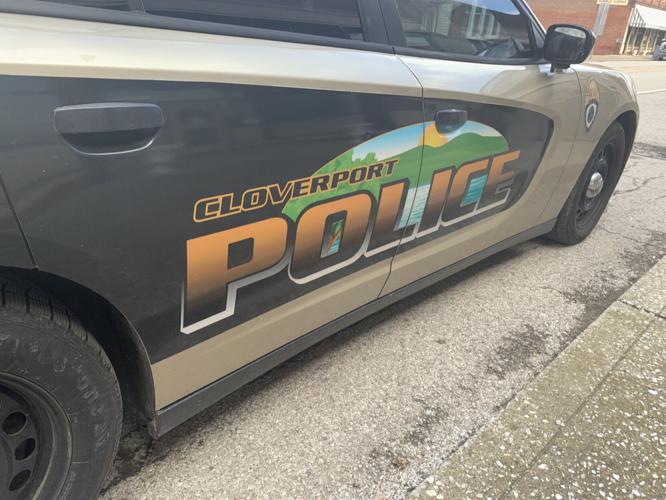 Cloverport, Kentucky police car (WDRB image)