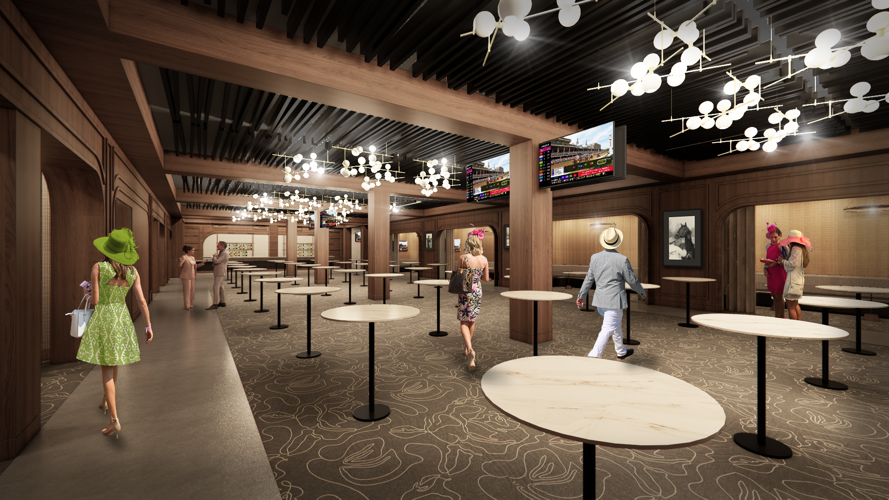 Homestretch Club Rendering at Churchill Downs