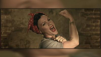 Popstar Pink performs