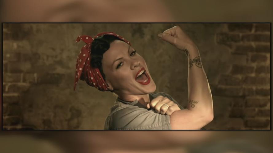 Popstar Pink performs