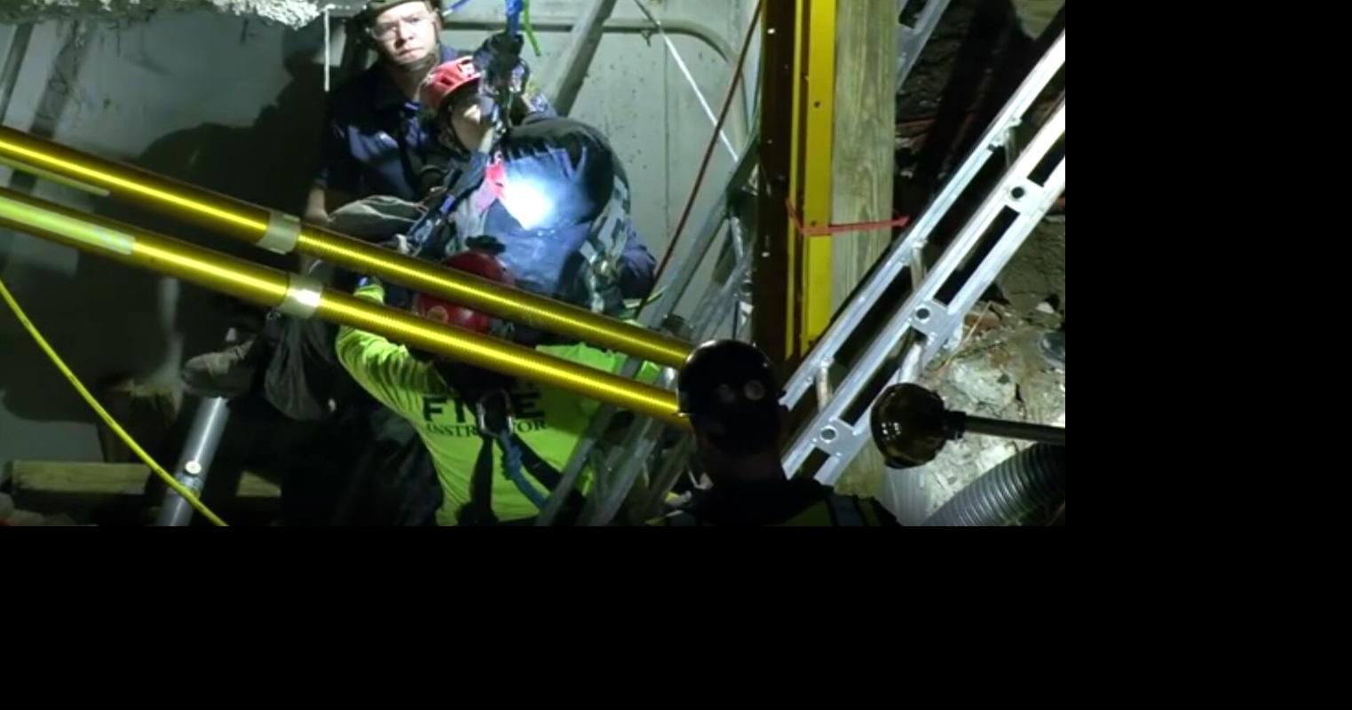 Crews rescue man trapped beneath rubble for 8 hours in Louisville construction site | News from WDRB