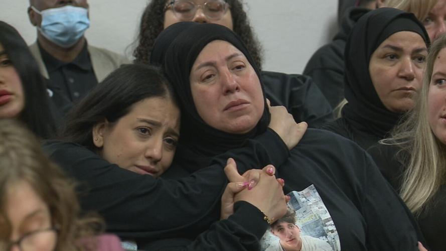 Grieving family of Mohammad Hussein