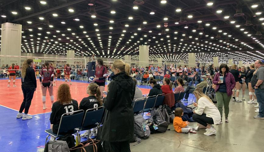 Junior Volleyball Association (JVA) World Challenge in Louisville, April 8, 2022