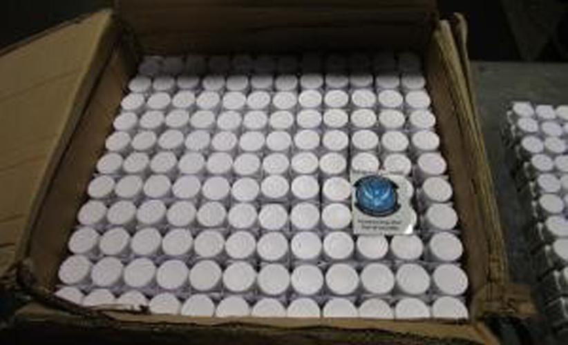 Shipment of counterfeit Viagra intercepted in Louisville on March 1, 2023