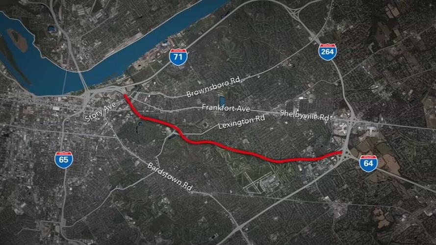 I-64E closure map