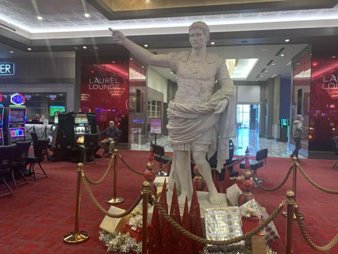 Holiday display at Caesars Southern Indiana