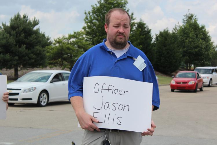 Funeral service and procession for Bardstown Police Ofc. Jason Ellis on May 30, 2013