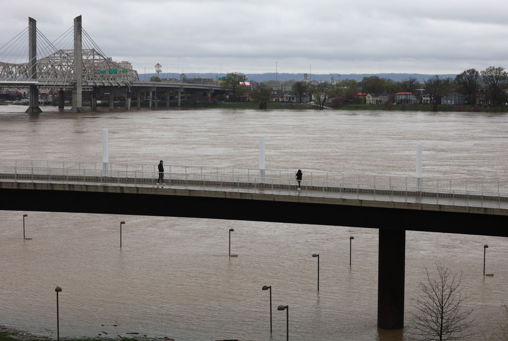 Big Four Bridge with Ohio River - April 6.JPG