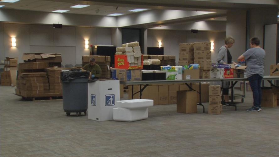 Southeast Christian Church COVID-19 urgent food and supplies drive