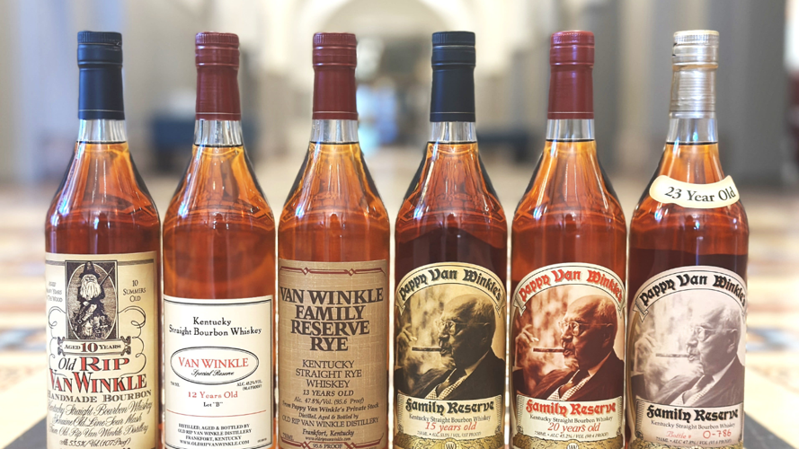6-bottle Pappy raffle