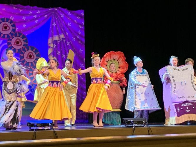 New Albany High students rehearse Beauty and the Beast