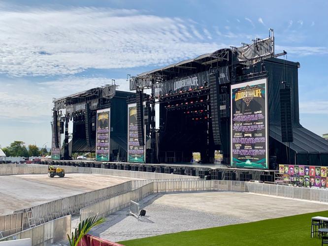 Louder Than Life Setup on Sept. 20