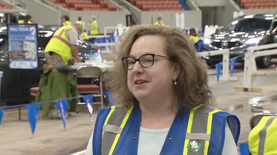 Dr. SarahBeth Hartlage, associate medical director for the Louisville Metro Health Department