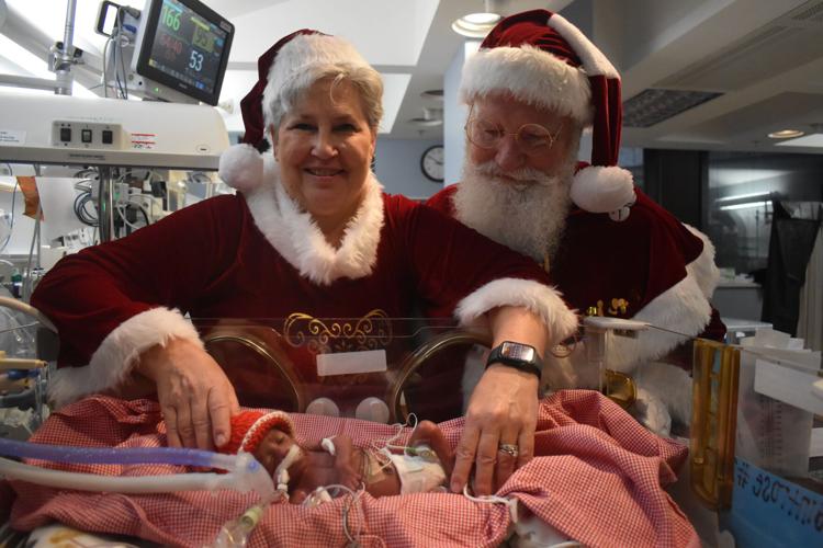 UofL Hospital NICU Babies at Christmas