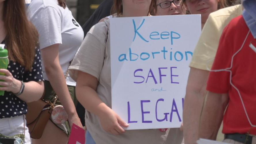 Sign at Pro-choice rally 5-14-22