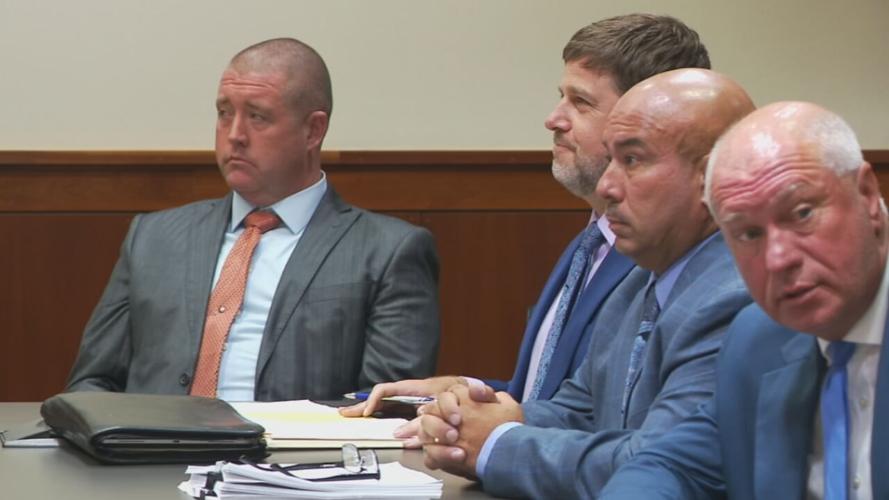 Nelson County Sheriff Ramon Pineiroa and Chief Deputy Brandon Bryan in court 6-16-25