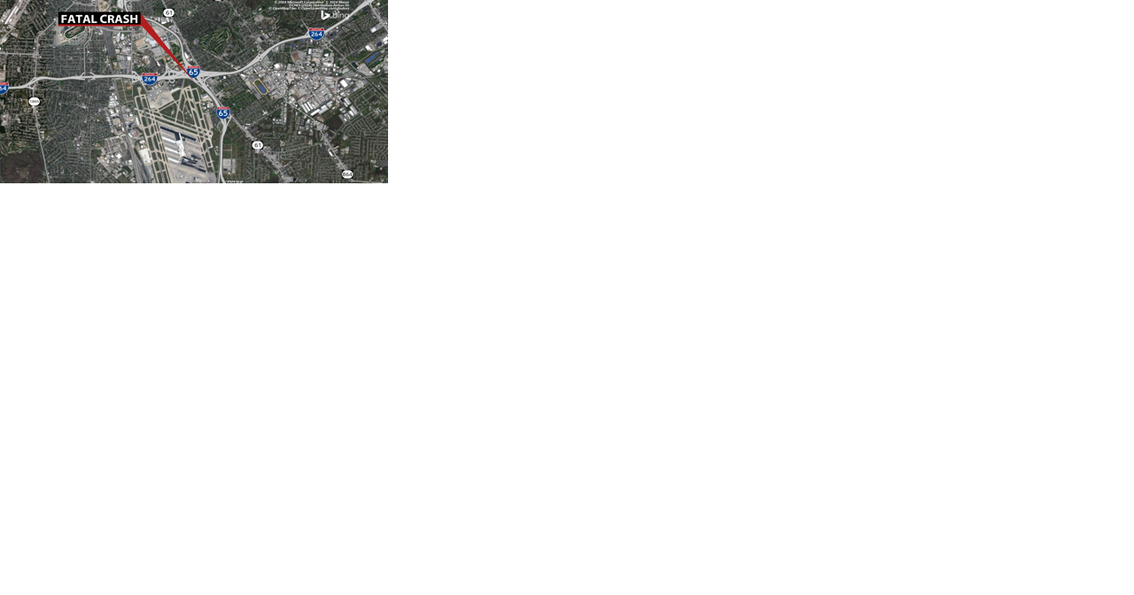 Man killed in early morning crash on Watterson Expressway near Interstate 65 - Vimarsana News
