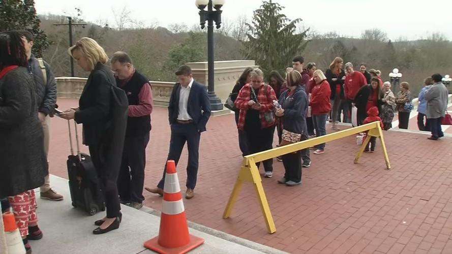 Teacher protests in Frankfort 3-13-19