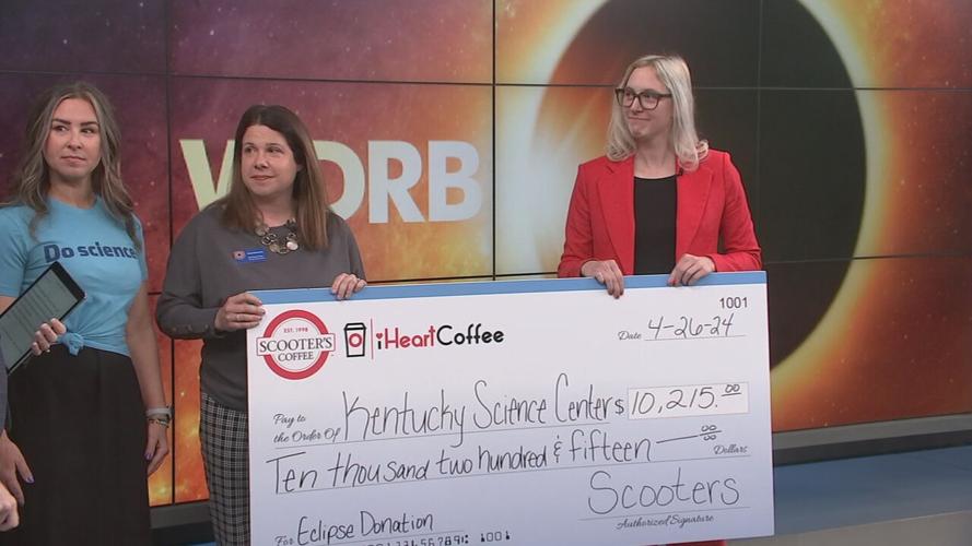 Scooter's Coffee eclipse glasses check