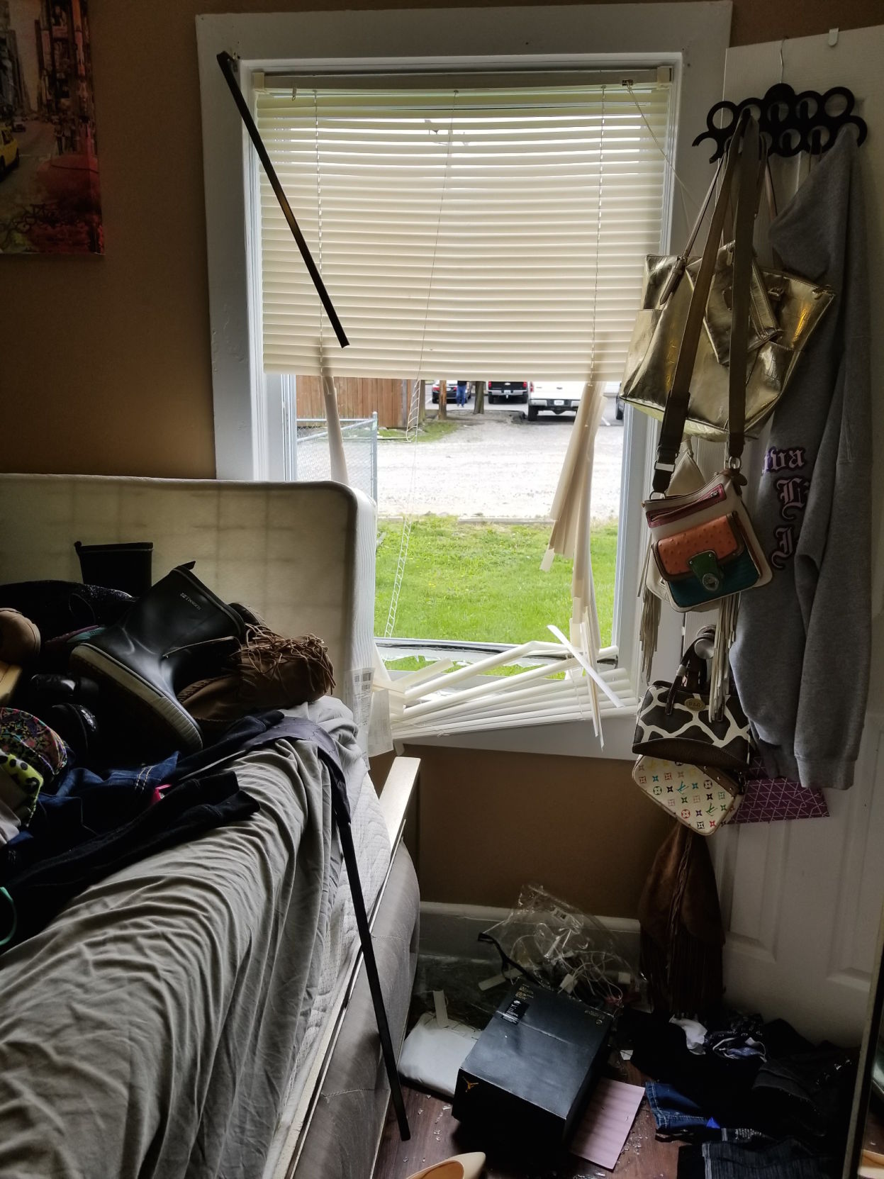 Home of Nashayla Jones after April 27, 2017 LMPD SWAT incident