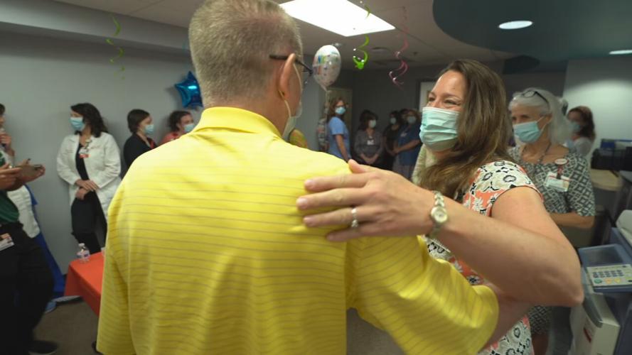 Celebration held for Harold Conrad, a former patient who volunteered for Jewish Hospital for 10 years