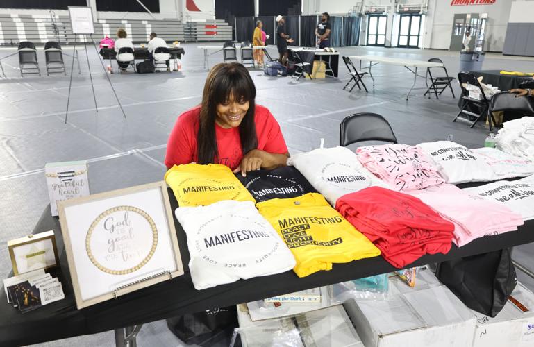 Shawna Mickens booth at Black Business Expo.JPG