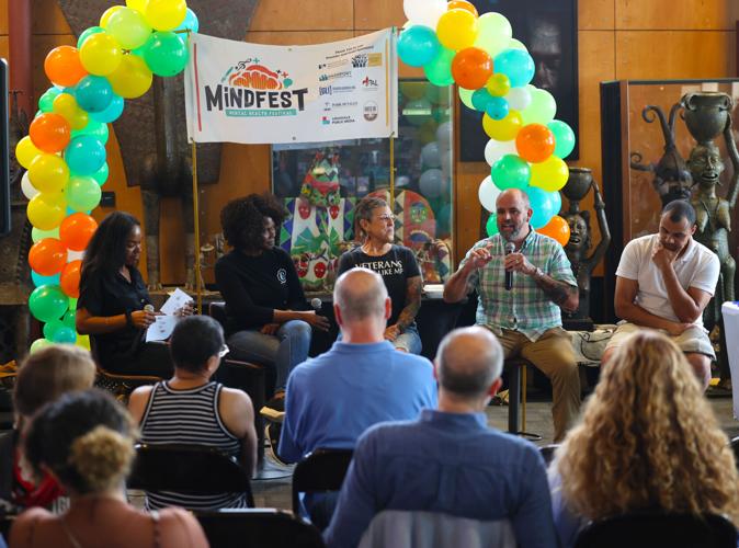 Mindfest panel discusses at event.JPG