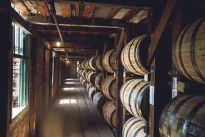 Buffalo Trace barrels aging