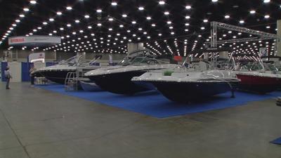 Louisville Boat Show Setup 2019