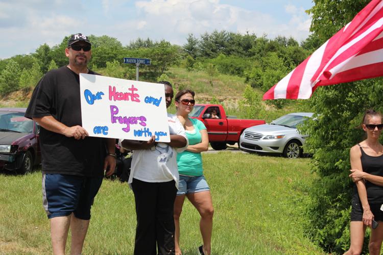 Funeral service and procession for Bardstown Police Ofc. Jason Ellis on May 30, 2013