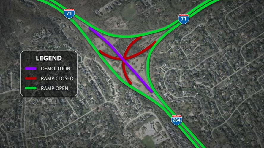 I-71, I-264 closures