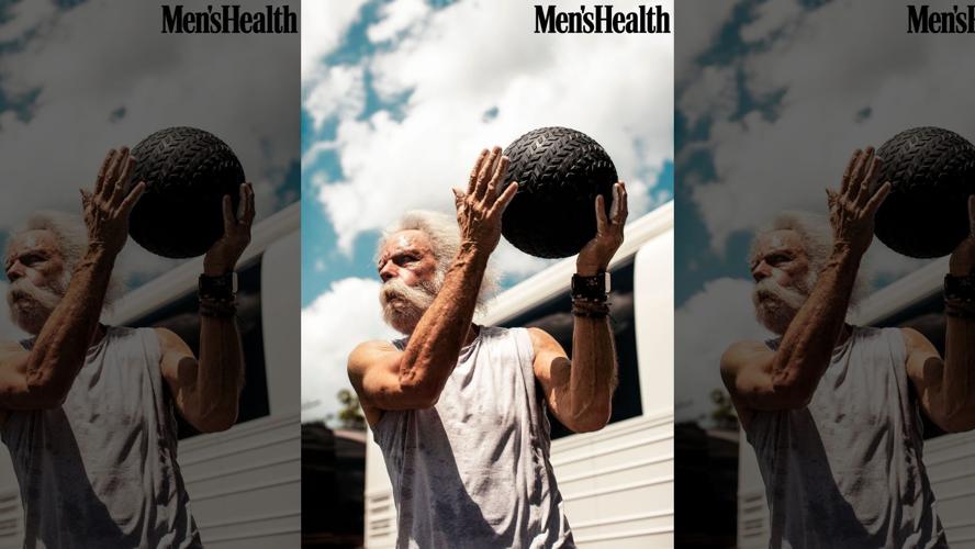 Bob Weir with Workout Ball