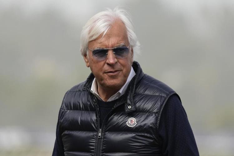 Bob Baffert looks on to Breeders' Cup - AP File