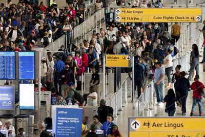 TSA line at JFK Airport
