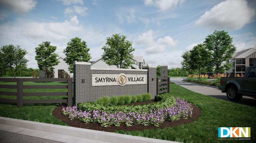 Smyrna Village entrance rendering - 8.16.23