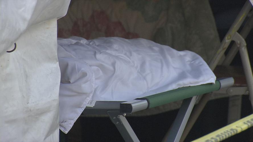 A cot at Catalyst Rescue Mission